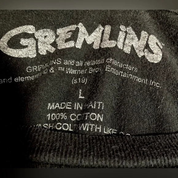 Gremlins Classic 80s Movie T-shirt Size L - Picture 4 of 7